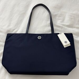 NWT Tory Burch Navy Blue Small Tote Bag